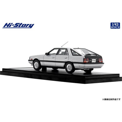 Hi Story 1/43 Nissan Skyline Hatchback 2000 Turbo GT-E/X (1984) Silver Metallic, Finished Model