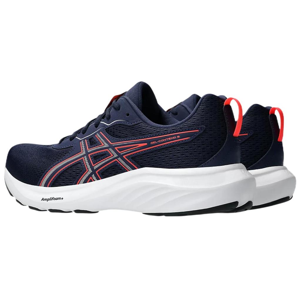 Asics GEL CONTEND 9 Устойчивые к истиранию Поддержка Низкие Марафонские Беговые Кроссовки Унисекс Синий 1011B881-406