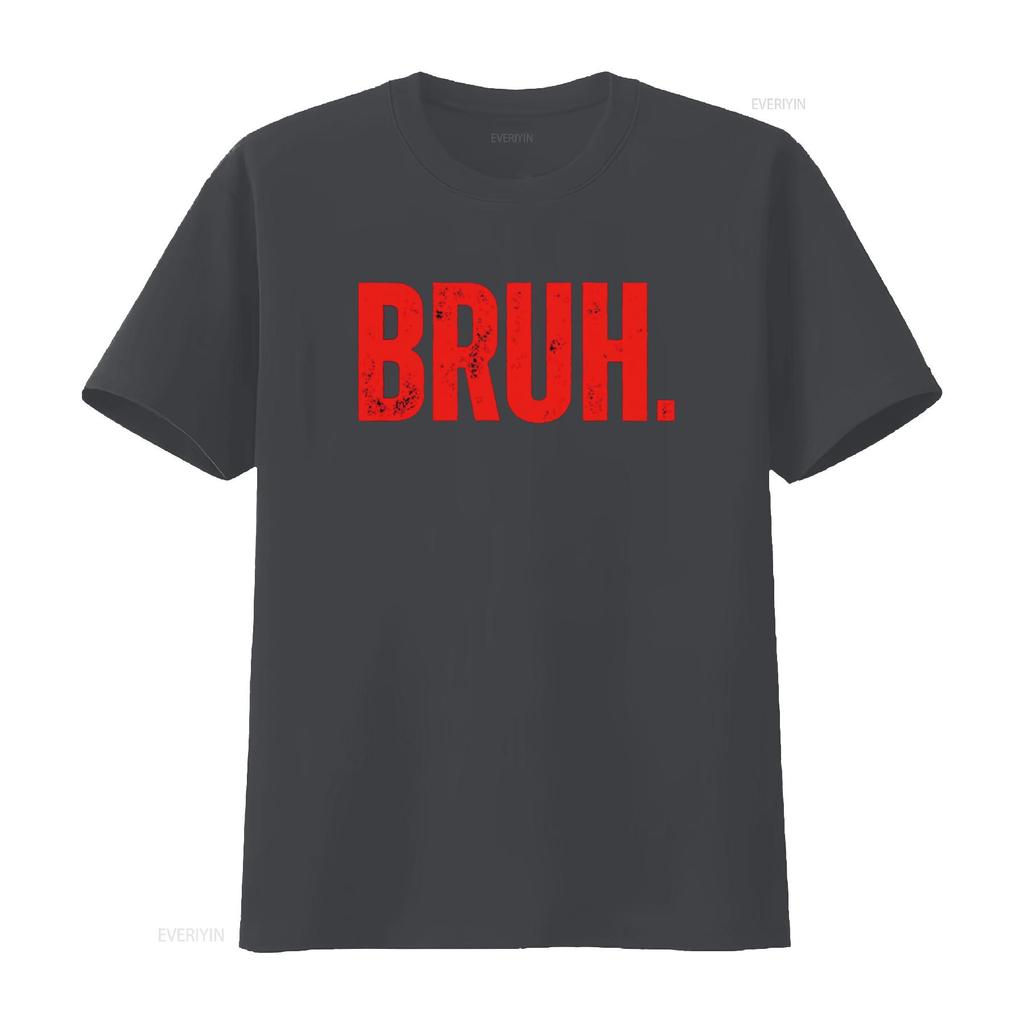 bruh shirt boys funny T for Brothers Shirtns Men vintage Washed designer clothes fashion Top For Everyday Wear Unisex