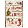 1pc Vintage "Twas The Night Before Christmas" Metal Sign - Seasonal Wall Decor for Home, Restaurant, Bar, Cafe, Garage