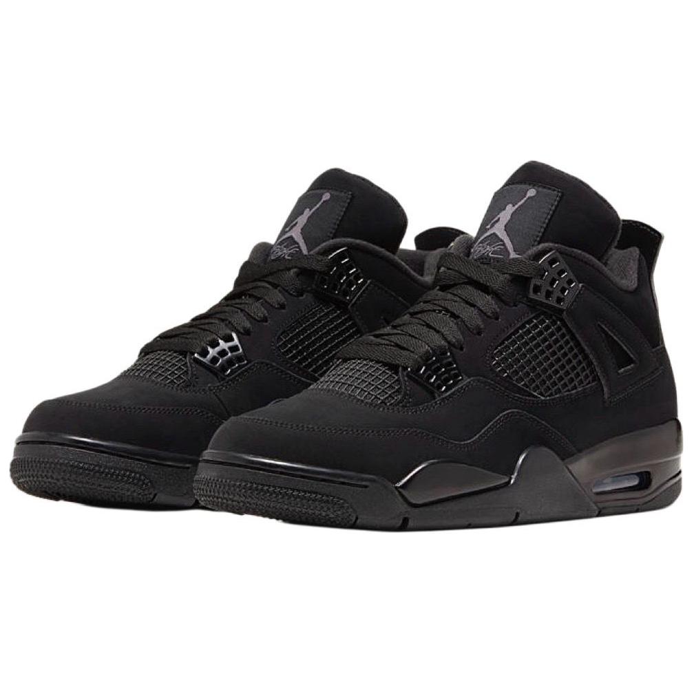 Кроссовки унисекс Air Jordan 4 Retro Black Cat 2025 Светло-графитовый FV5029-010