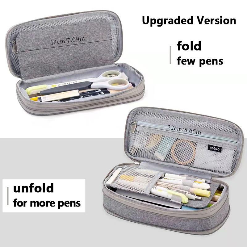 1 шт. пенал большой емкости складная сумка водонепроницаемые канцелярские принадлежности Kawaii для студентов офисные школьные принадлежности