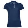 Womens/Ladies Performer Short Sleeve Pique Polo Shirt