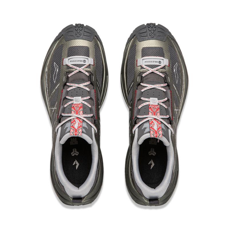 Li Ning Outdoor CF Tracing, Xingchuan SE Амортизация Устойчивые к истиранию Поддержка Низкие по высоте Туристические ботинки Унисекс AHTV015-10