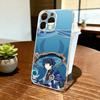 Чехол для телефона Genshin Impact Странник Прозрачный Силиконовый Мягкий Для iPhone 17 16 15 14 13 12 11 Mini Pro Max Plus