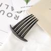 Simple Black Hair Combs for Woman 5/7 Teeth Plastic Hair Combs DIY Comb Material Semi-finished Products Hair Accessories
