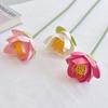 EVA Simulated Lotus Long Stem Decorative Fake Flower Landscape Artificial Flower Garden Supplies