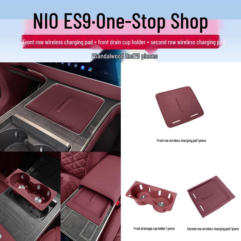 NIO ES9 Center Console Silicone Protective Pad & Interior Accessories Set