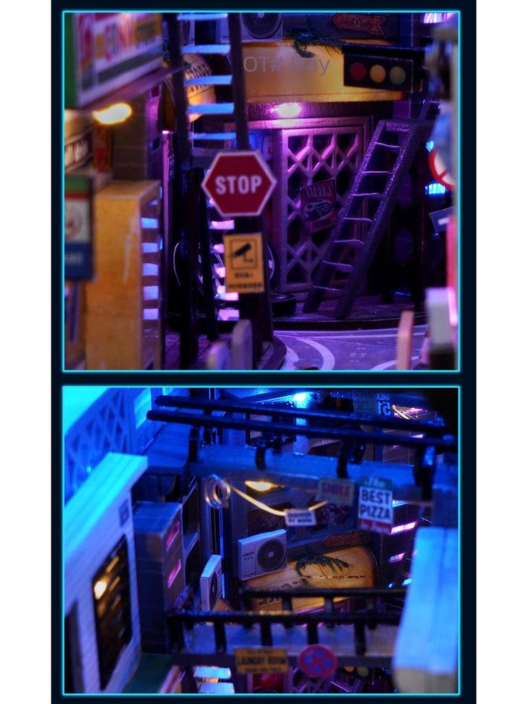 Модель подставки для книг Tianyu Cyberpunk своими руками: TC36