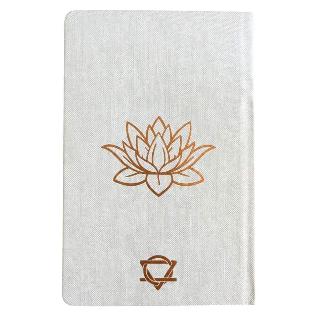 White Wellness Journal – 120 pages – Rose Gold Tree of Life