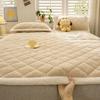 Winter Soft Warm Plush Mattress Toppers Single Bed Foldable Bedsheet Tatami Floor Mat Students Dormitory Mattress Protection Pad
