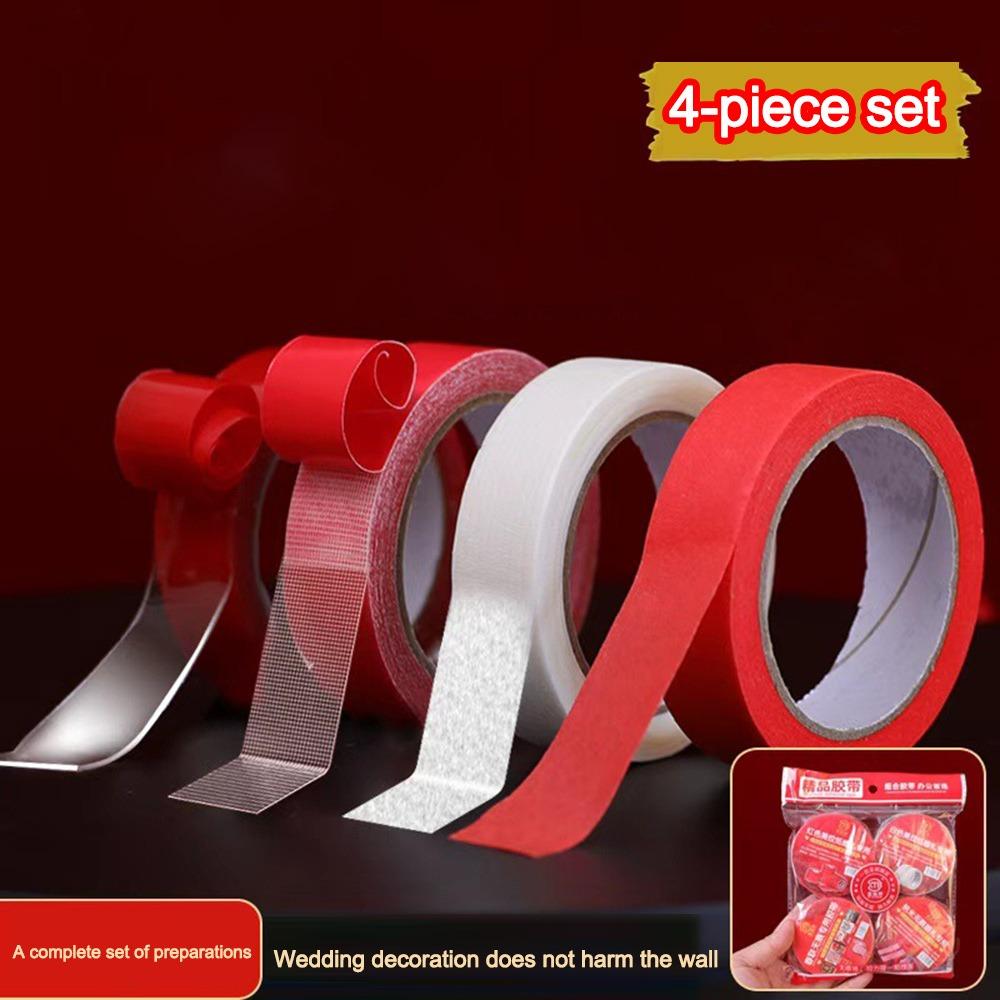 4/5Pcs Reusable Ultra-strong Double-sided Adhesive  for Wall Fixing Festive Wedding Decorations