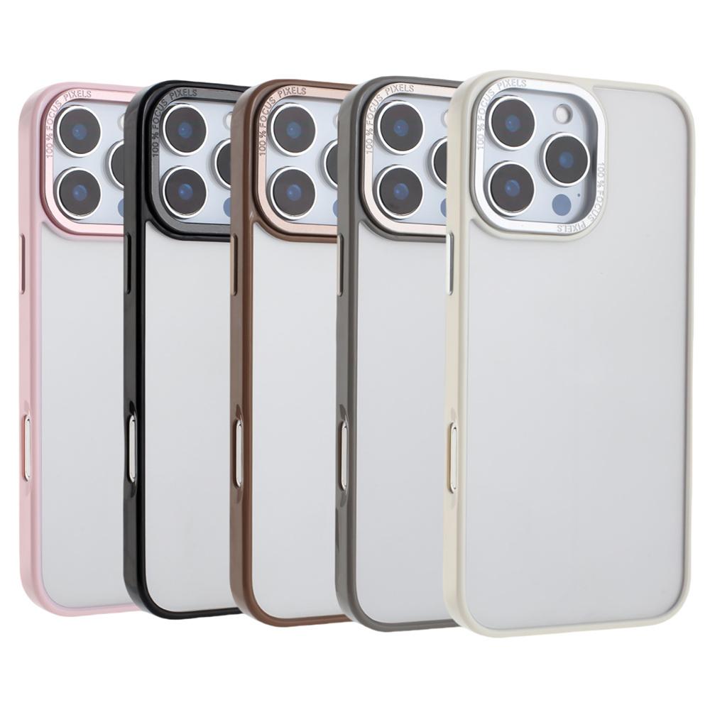 Чехол для iPhone 16 Pro Max, ТПУ + Акрил, Прозрачная задняя крышка телефона, Защита от пожелтения