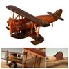 Ручная работа Деревянная модель самолета Украшение для гостиной Настольное креативное украшение