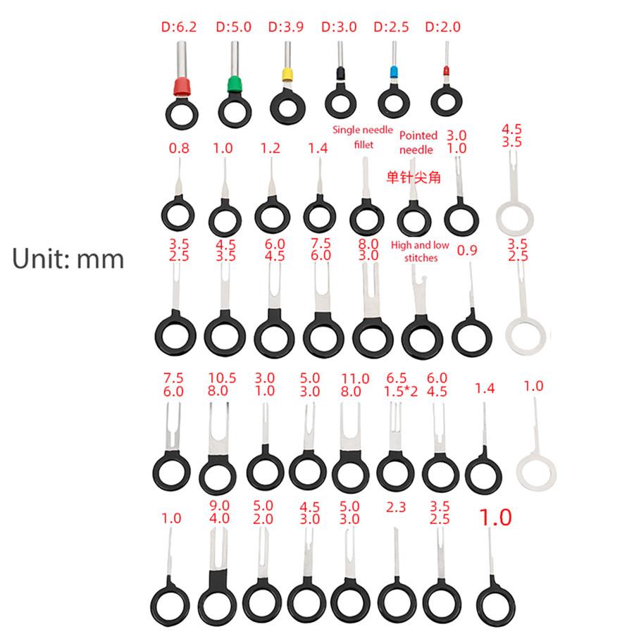 78x Car Terminal Removal Electrical Wiring Crimp Connector Pin Extractor Kit