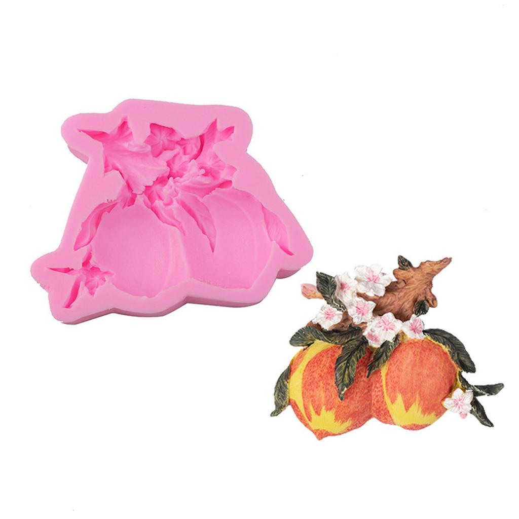 Силиконовые формы для свечей для изготовления свечей персиково-вишневого цвета, форма для литья из смолы, глина, ремесло, свечное мыло для домашнего творчества