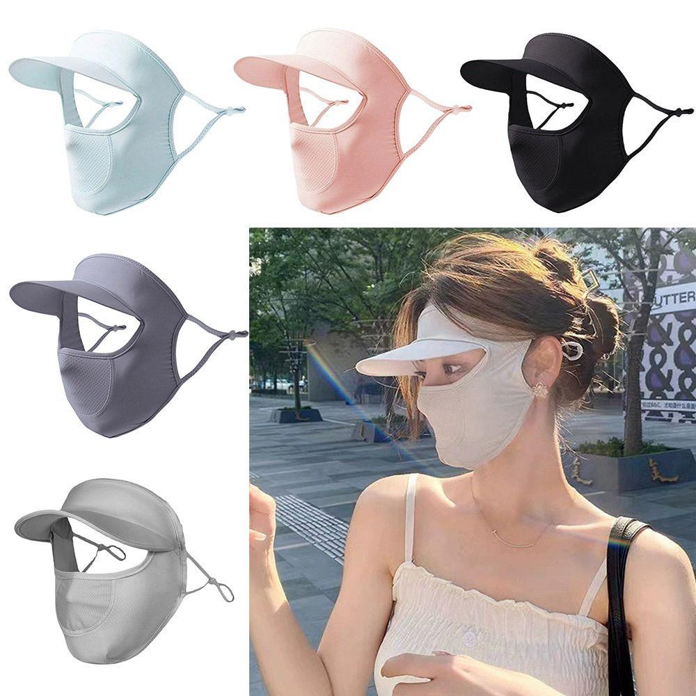 Full Face Anti-UV Neck Scarf UPF50+ Sunshade Face Mask New Sun Protection Mask  Summer