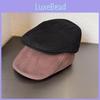 Retro Solid Color Urban Baseball Cap Short Brim Breathable Cotton Wear Casual