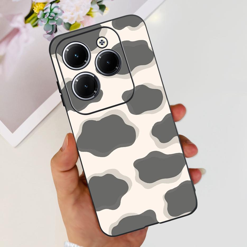Чехол для Infinix Hot 40 Pro X6837 Милый Модный Чехол Мягкий Силиконовый Чехол для Телефона Для Infinix Hot 40i Hot40 Pro Hot40i Чехлы Бампер