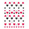 Naklejki Do Paznokci Cienkie Samoprzylepne Nail Art Sticker Red Serduszka Z-D4214