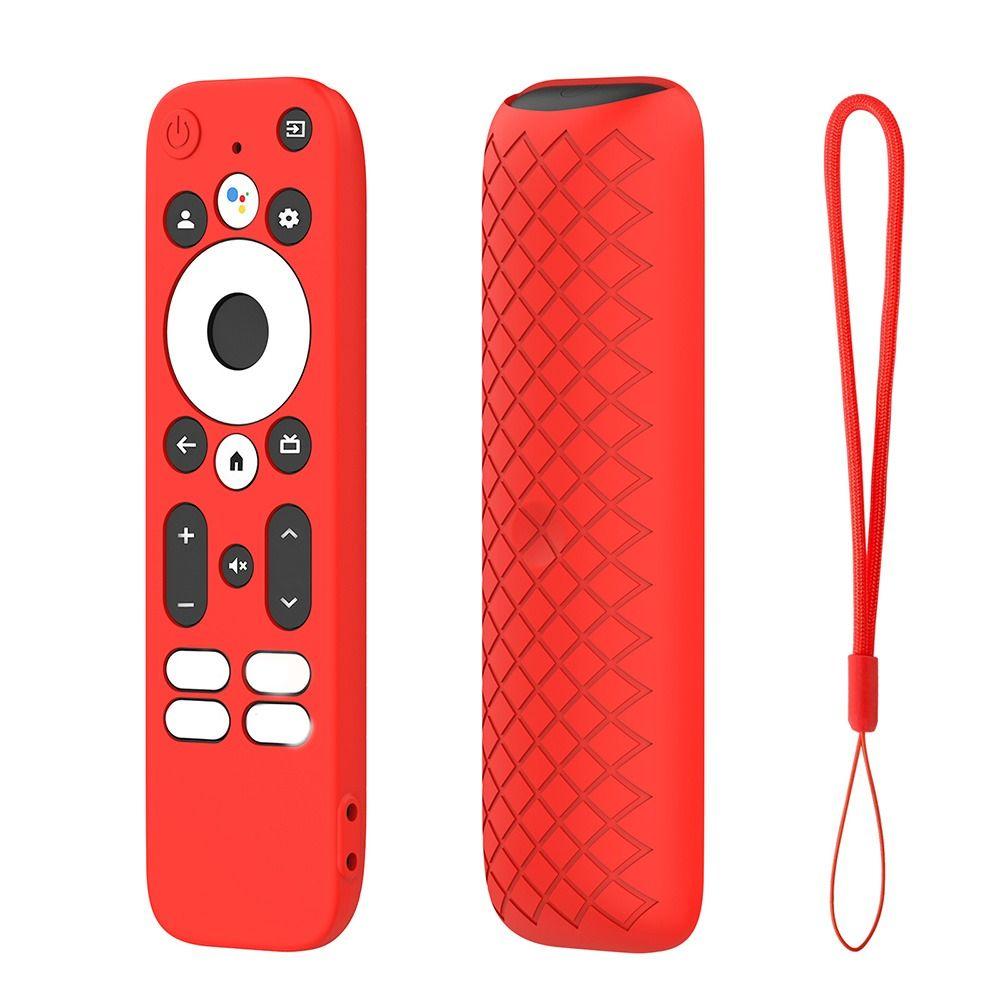 Силиконовый чехол для пульта дистанционного управления, однотонный защитный чехол для пульта дистанционного управления Onn. Потоковое вещание в формате FHD для Android TV