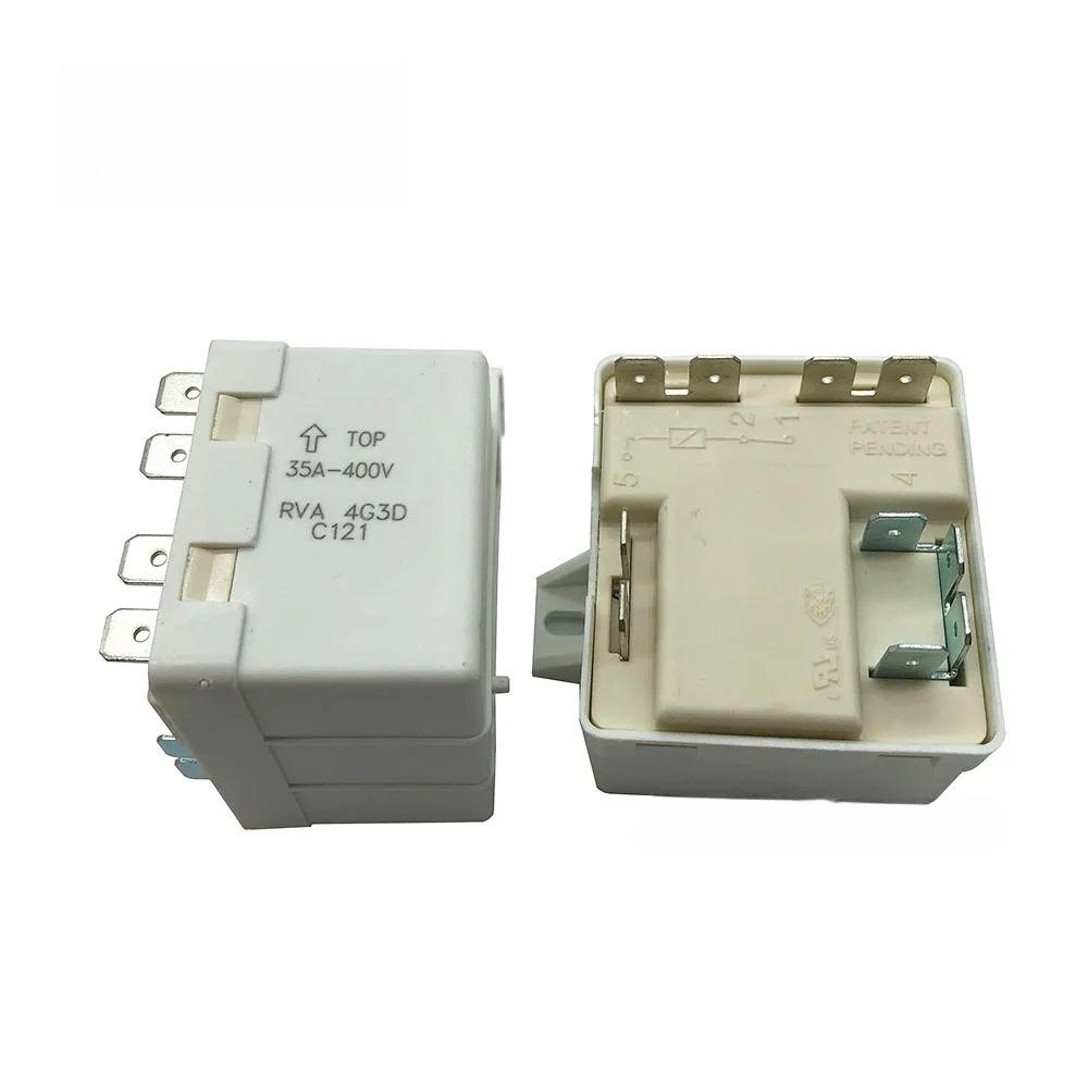 1 шт. Запчасти для льдогенератора 35A-400V RVA4G3D 3P 220V пусковое реле компрессора