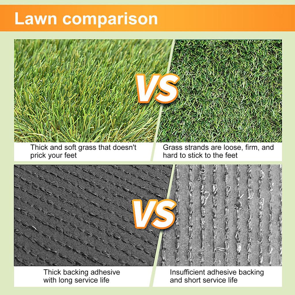 Искусственная трава для помещений и улицы 2x3,2 фута, 0,4 дюйма, реалистичная синтетическая искусственная трава, коврик для собак и домашних животных, ковер для патио