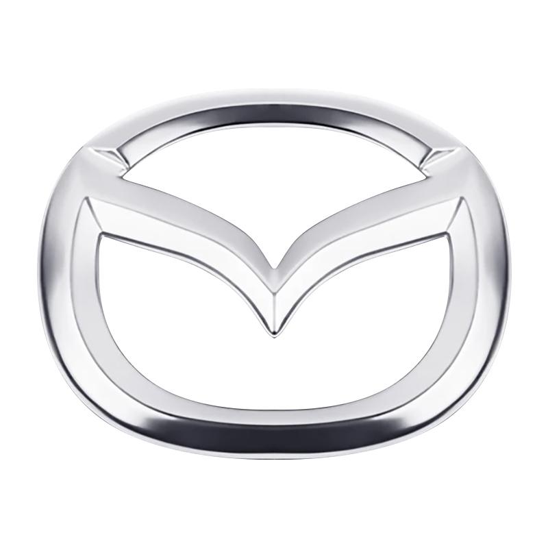 Для Mazda 6 3 CX5 5 2 323 CX7 Demio Atenza Axela MX30 CX30 CX3 CX9 RX8 RX7 ABS Наклейка на центр рулевого колеса автомобиля Аксессуары