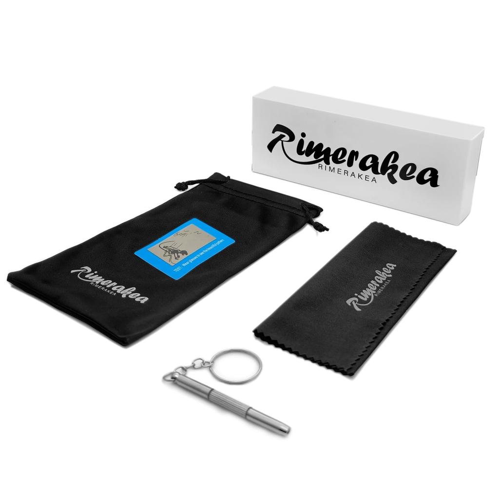 Rimerakea Polarized Prescription Sunglasses for Fishing and Driving Men's