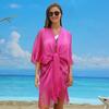 Women's Tassel Cardigan Beach Cover-Up Shawl: Sun Protection Bikini Cover, European & American Style, Hollow Out Design