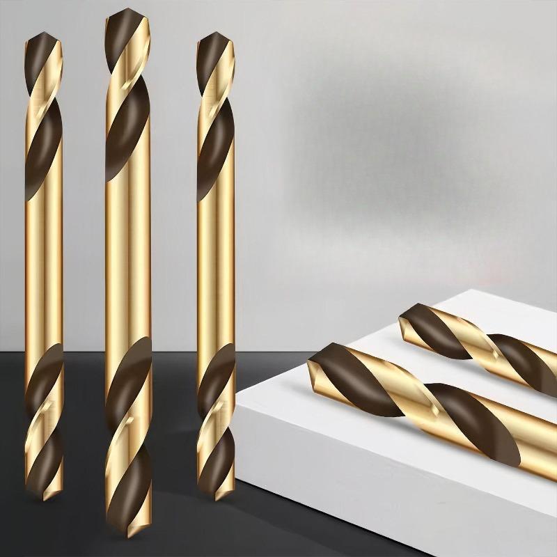 Double-head Twisted Drill Bit, Stainless Steel with High Hardness, Electric Drill Chuck for Hole Drilling, Tungsten Steel Alloy Steel Drill Bit
