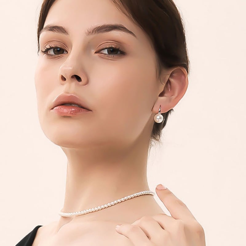 WESTISLAND Pearl Hoop Earrings L_WI5031322