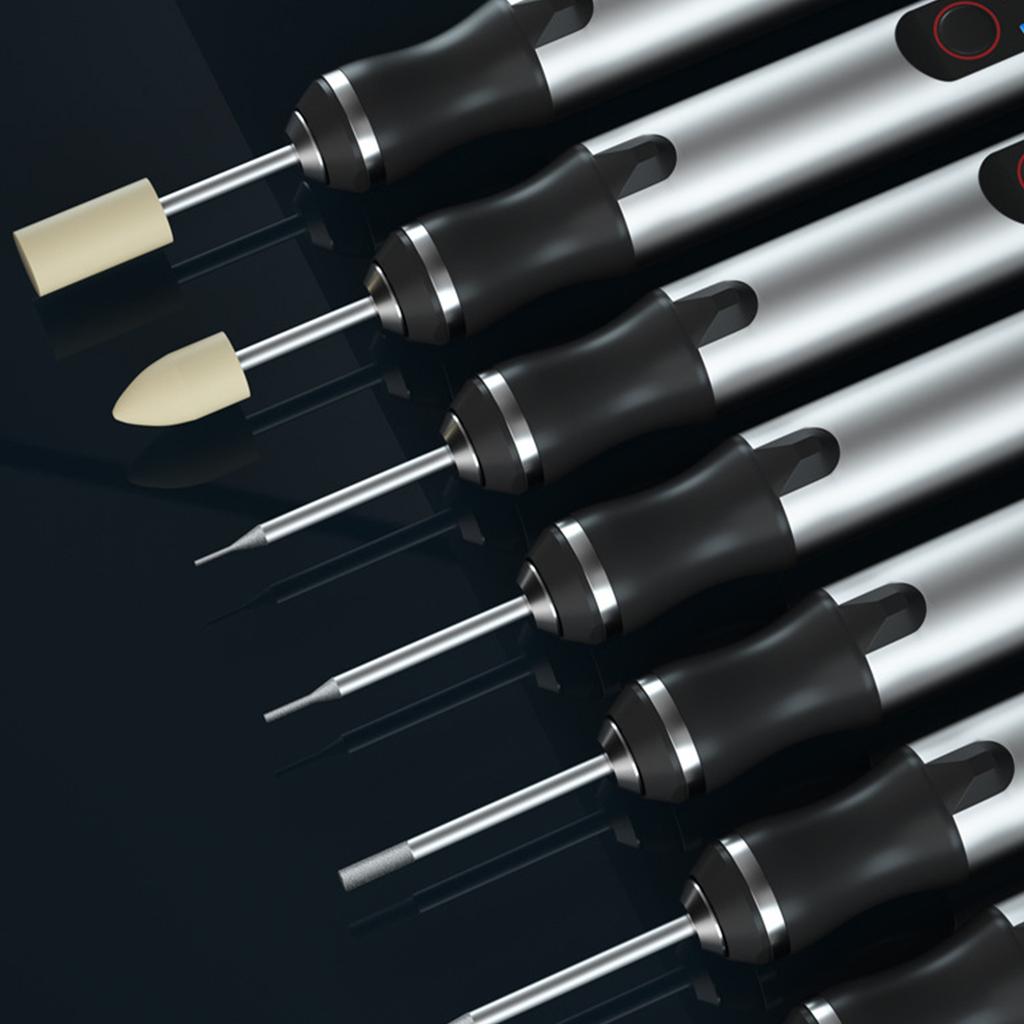 Интеллектуальная шлифовальная ручка с зарядкой через USB, электрическая точилка, вращающийся инструмент, беспроводной гравер, ручка, широкое применение