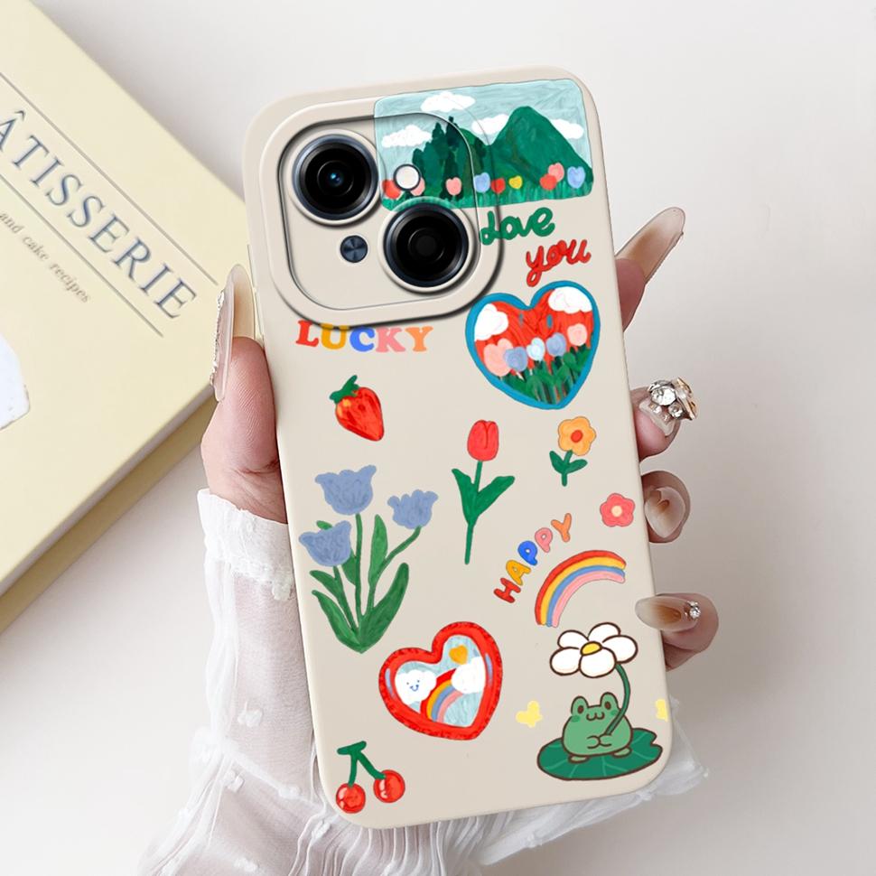 Чехол для Tecno Spark Go 1 Go1 Милый Мультяшный Чехол Мягкий Силикон Fundas Чехол для Телефона Для Tecno SparkGo Spark Go 2025 Задняя Крышка Capa