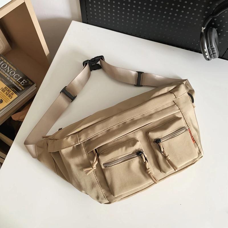 Casual Basic Style Zipper Waist Packs Simplicity 2026 High Quality Crossbody Bags for Women Youth Simplicity Bolsas Para Mujeres