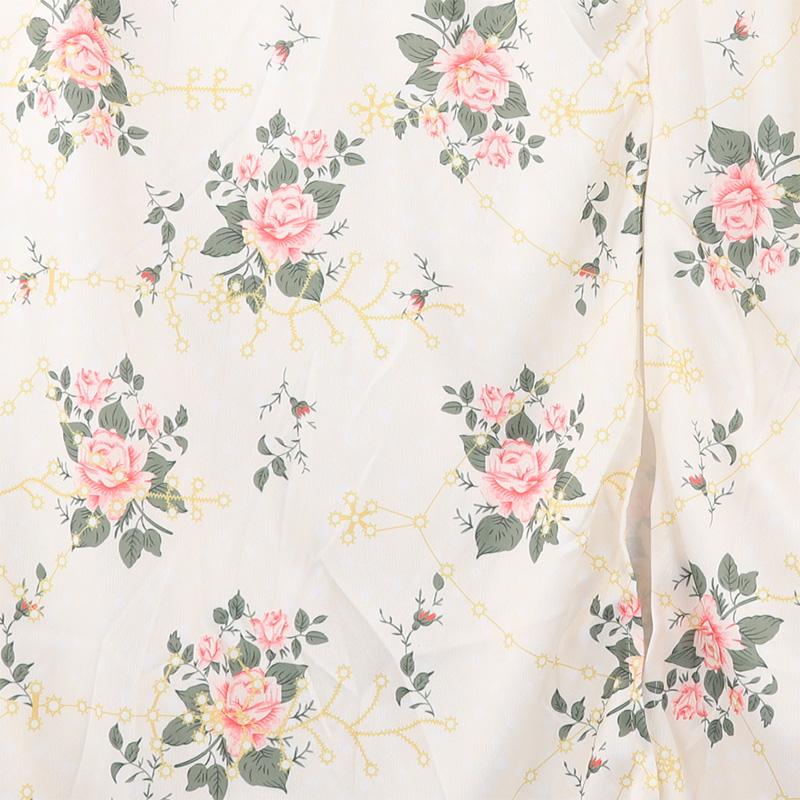 1 шт. кружевное мягкое цветочное принт летнее длинное платье модное полиэстеровое сказочное платье женское квадратный воротник тонкий высокий разрез рукав-фонарик