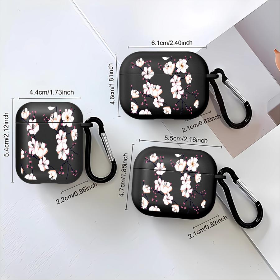 Чехол для наушников Чехол-обложка Для Airpods 3 Pro3 1 Pro2 4 Pro 2 Мультяшные Цветущие Вишни