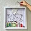1PC Souvenirs Photo Frames Map Box Adventure Archive Boxes Adventure File Box Money Box For Postcards Ticket Organizer Travel