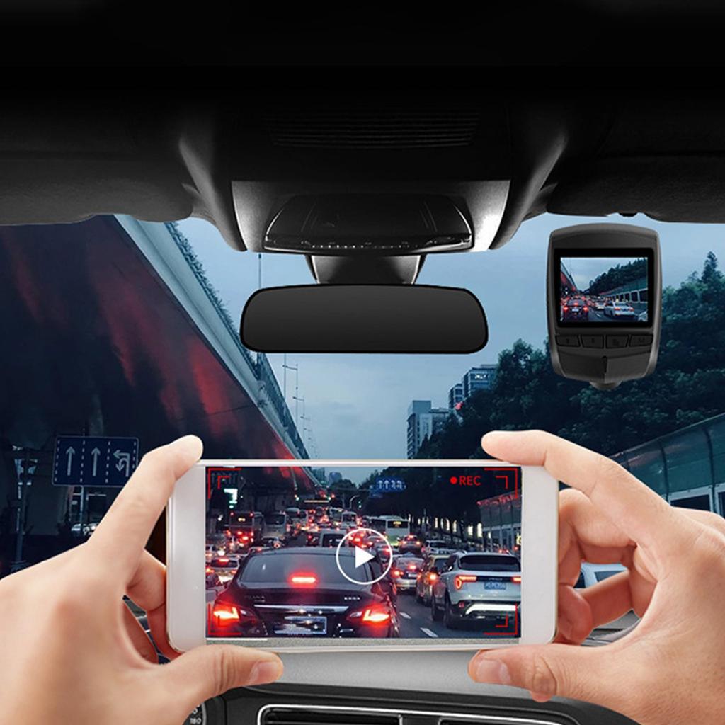 With Display Car Driving Recorder Single Lens HD Night Vision 140 Degree Panoramic 24-hour Monitoring Driving Recorder