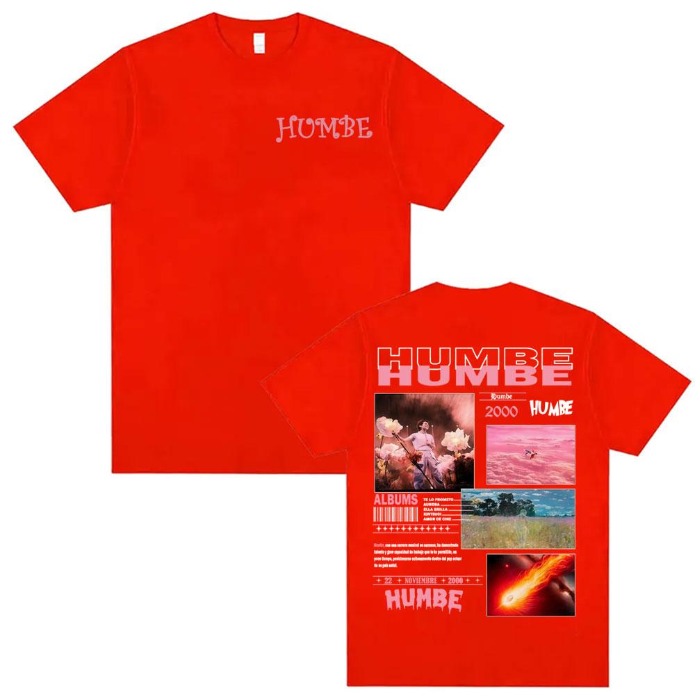 Singer Humbe Esencia Tour 2025 Graphic Tshirts Unisexs Women Harajuku Trending Vintage Tshirt Casual Cotton Short Sleeve T Shirt