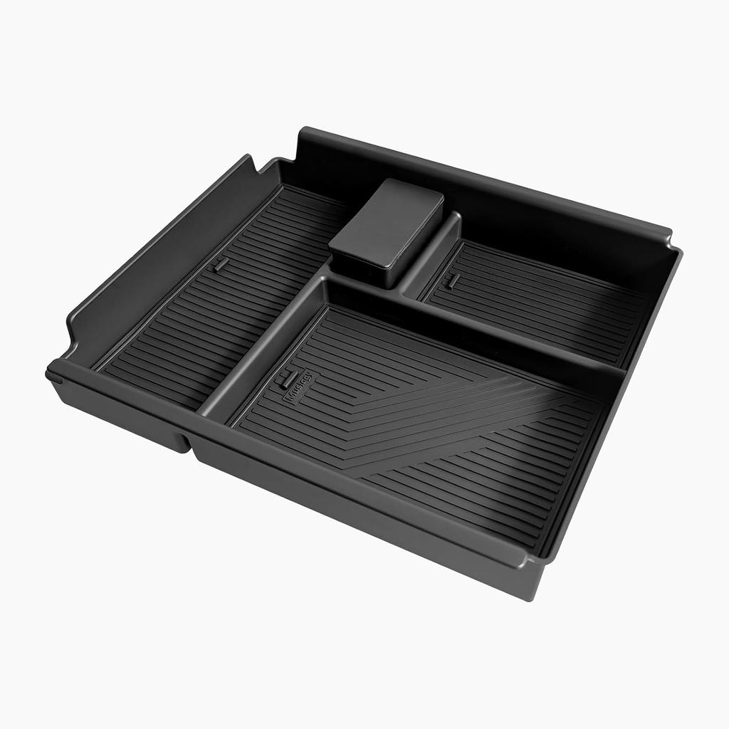 Muslogy Center Console Organizer Compatible With -2025 Chevy Silverado/GMC Sierra 1500 2500HD 3500HD Accessories Storage Ert Box Console Armrest
