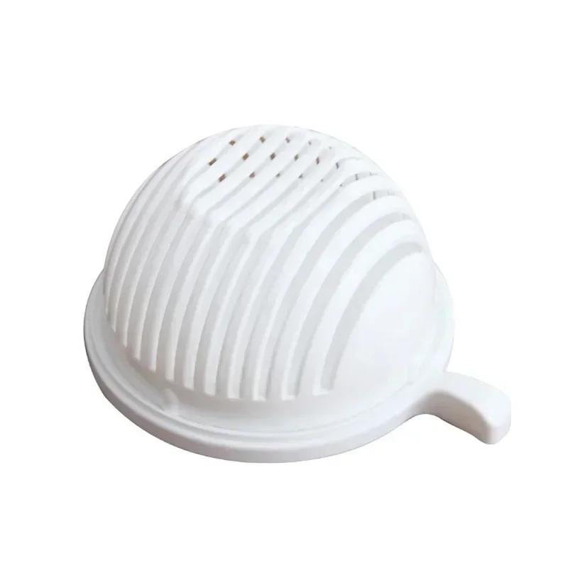 1pc Chopper Vegetable Salad Cutter Cutting Bowl Vegetable Slices Cut Fruit for Kitchen Tools Accessories Gadgets Kitchen Items