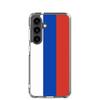 Coque Téléphone - Samsung - Galaxy S24 Plus - Drapeau Russie - Souple - Multicolore