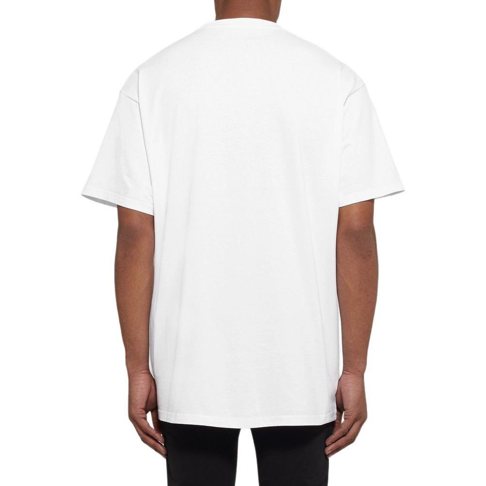 Balenciaga Хлопковая футболка Regular Fit с принтом маленького логотипа 556151TYK289000