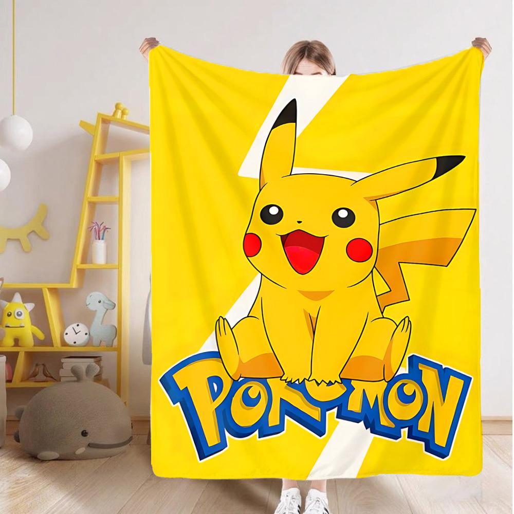 Home and Decoration Cute Fashion New Throw Blankets for Beds/sofa P-Pikachu-s Blanket for Camping Christmas Blanket Best Gifts