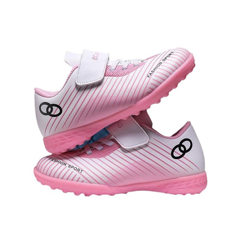 Daifa children's Velcro football shoes boys and girls AG long nails TF broken nails primary school students training competition sports shoes