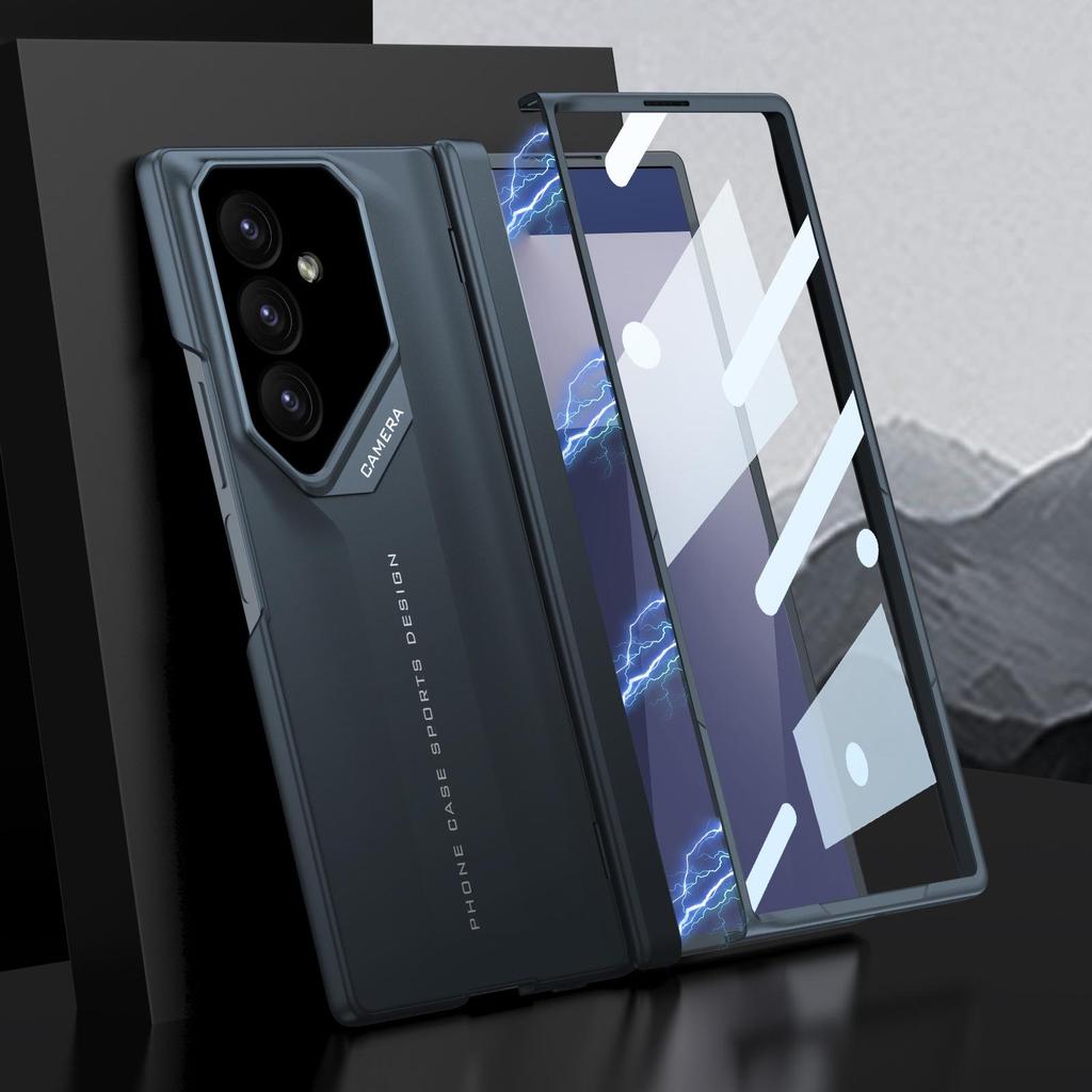 Тонкий магнитный чехол для Samsung Z Fold7 Supercar с защитой шарнира