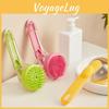 Щетка для купания домашних животных с длинной ручкой, силиконовый инструмент для ухода за собаками и кошками