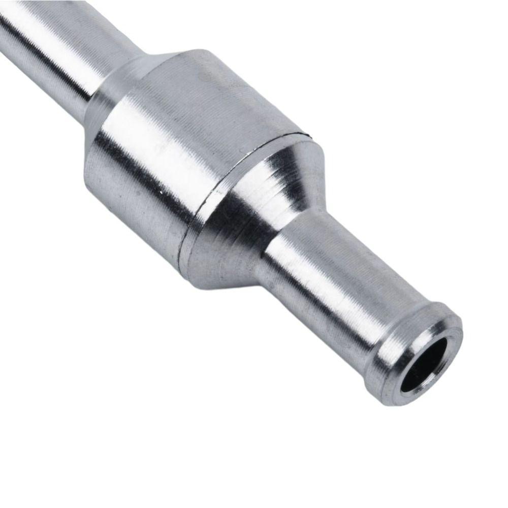 Aluminium Non Return Check Valve Chrome Professional Grade Inline Check Valve NBR Rubber High Reliability Fuel Valve