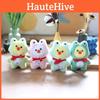 Soft Short Plush Duck Charm Cute Miniature Stuffed Animal Key Holder